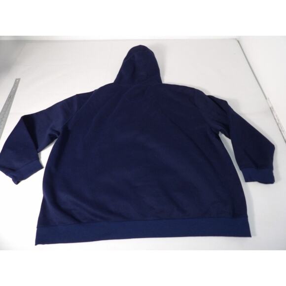 Rocawear Hoodie Mens 5XB Full Zip Navy Blue Y2K Hip Hop Urban Logo Rap READ FLAW - Picture 13 of 13